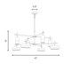 Ashor LED Chandelier (1-1637-8-143)