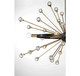 Ariel Six Light Chandelier (1-1858-6-62)
