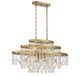 Savoy House - 1-1867-10-322 - Ten Light Chandelier - Luna - Warm Brass