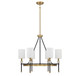 Tivoli Six Light Chandelier (1-1893-6-143)