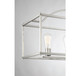 Palladian Five Light Linear Chandelier (1-190-5-SN)