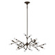 Savoy House - 1-2168-6-105 - Six Light Chandelier - Malinda - Bark
