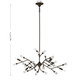 Malinda Six Light Chandelier (1-2168-6-105)