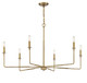 Salerno Six Light Chandelier (1-2221-6-322)