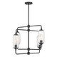 Holton Four Light Chandelier (1-3025-4-89)