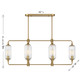 Holton Six Light Linear Chandelier (1-3026-6-322)