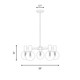Wright Five Light Chandelier (1-3073-5-322)