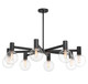 Wright Eight Light Chandelier (1-3074-8-89)