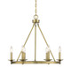 Savoy House - 1-307-6-322 - Six Light Chandelier - Middleton - Warm Brass