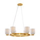 Isla Blanca Six Light Chandelier (1-3170-6-322)