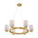 Isla Blanca Six Light Chandelier (1-3170-6-322)