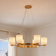Isla Blanca Six Light Chandelier (1-3170-6-322)