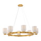 Isla Blanca Eight Light Chandelier (1-3173-8-322)