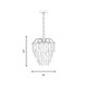 Boa Five Light Chandelier (1-3507-5-322)