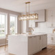 Jacobs Five Light Linear Chandelier (1-3802-5-322)
