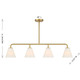 Blair Four Light Linear Chandelier (1-4014-4-322)
