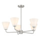 Blair Five Light Chandelier (1-4015-5-SN)