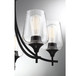 Octave Five Light Chandelier (1-4032-5-BK)