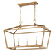 Townsend Three Light Linear Chandelier (1-423-3-322)