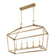 Townsend Five Light Linear Chandelier (1-424-5-322)