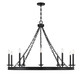 Savoy House - 1-4405-10-89 - Ten Light Chandelier - Seville - Matte Black