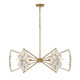 Savoy House - 1-4529-6-221 - Six Light Chandelier - Marbella - Gold Shimmer