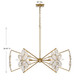Marbella Six Light Chandelier (1-4529-6-221)