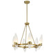 Nouvel Six Light Chandelier (1-5500-6-322)