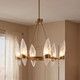 Nouvel Six Light Chandelier (1-5500-6-322)
