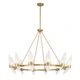 Nouvel 12 Light Chandelier (1-5504-12-322)