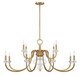 Bergdorf 12 Light Chandelier (1-5803-12-322)