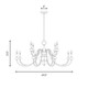 Bergdorf 12 Light Chandelier (1-5803-12-322)