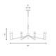 Salem Eight Light Chandelier (1-6400-8-190)