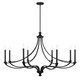 Savoy House - 1-6415-8-89 - Eight Light Chandelier - Preserve - Matte Black