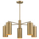 Savoy House - 1-6508-5-127 - Five Light Chandelier - Lio - Noble Brass