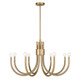 Savoy House - 1-6680-8-127 - Eight Light Chandelier - Sorrento - Noble Brass