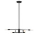 Savoy House - 1-7000-6-89 - Six Light Chandelier - Lyrique - Matte Black