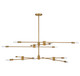 Savoy House - 1-7001-12-322 - 12 Light Chandelier - Lyrique - Warm Brass