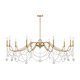 Savoy House - 1-7504-10-322 - Ten Light Chandelier - Mariposa - Warm Brass