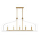 Sheffield Five Light Linear Chandelier (1-7804-5-142)