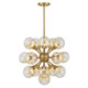 Savoy House - 1-7934-16-322 - 16 Light Chandelier - Matisse - Warm Brass