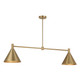 Pharos Two Light Linear Chandelier (1-8005-2-127)