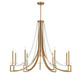 Savoy House - 1-8805-9-322 - Nine Light Chandelier - Helen - Warm Brass