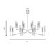 Baker 16 Light Chandelier (1-8862-16-322)