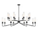 Savoy House - 1-8862-16-89 - 16 Light Chandelier - Baker - Matte Black