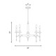 Consulate Five Light Chandelier (1-9511-5-143)