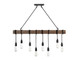 Burgess Eight Light Linear Chandelier (1-990-8-41)
