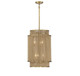 Savoy House - 3-1773-6-320 - Six Light Pendant - Ashburn - Warm Brass and Rope