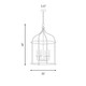 Brookstone Six Light Pendant (3-7388-6-322)