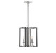 Savoy House - 3-8881-4-175 - Four Light Pendant - Champlin - Gray with Polished Nickel Accents